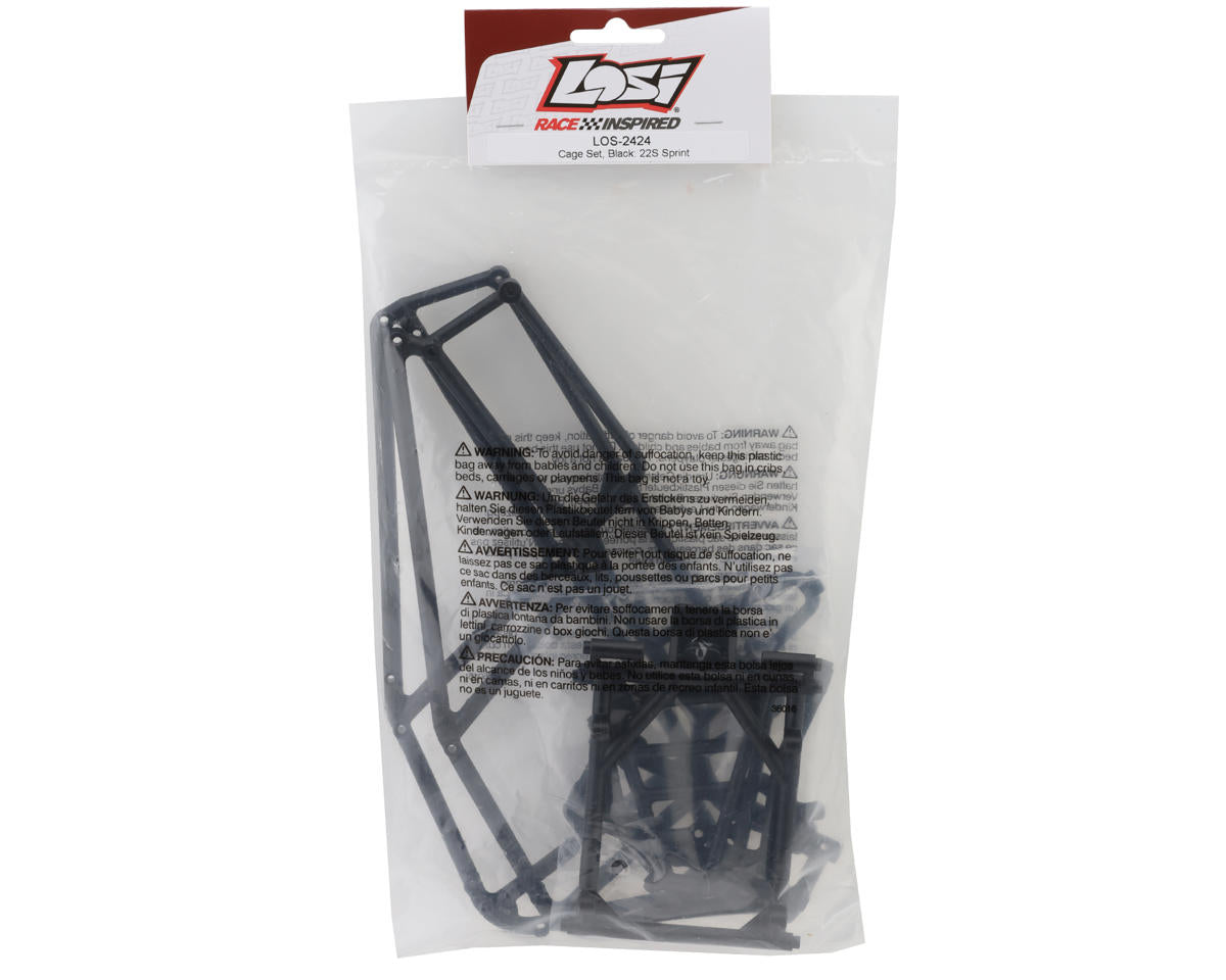 Losi LOS-2424 22S Sprint Cage Set (Black)