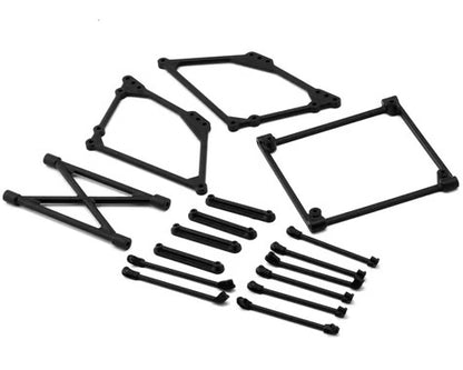 Losi LOS-2428 22S Sprint Top Wing Mount Set (Black)
