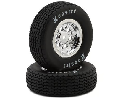 Losi LOS-2430 22S Sprint Front Pre-Mounted Hoosier Tires (Chrome) (2) (Soft)