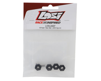 Losi LOS-2437 22S Sprint Wheel Hex Adapters & Pins Set
