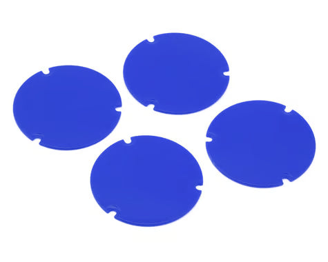 Losi LOS-2889 22S Sprint Wheel Cover Set (Blue) (4)