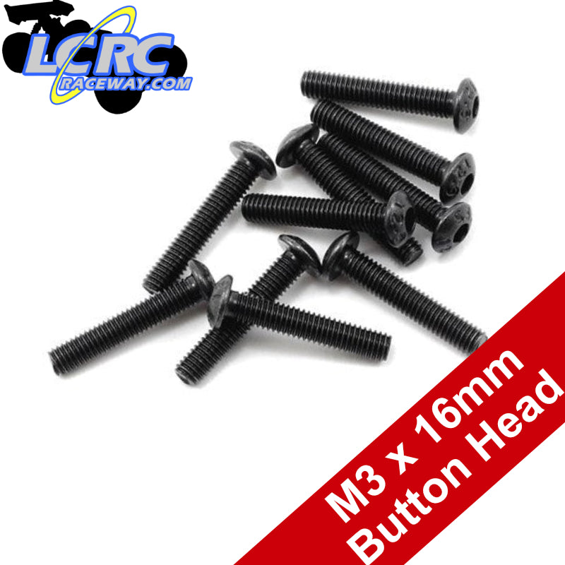ProTek RC PTK-H-3206 3x16mm "High Strength" Button Head Screws (10)