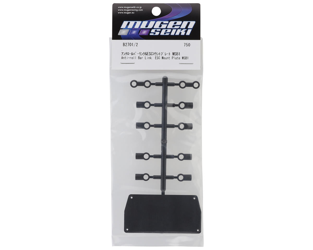 Mugen Seiki B2701/2 MSB1 Anti-Roll Bar Link & ESC Mount Plate