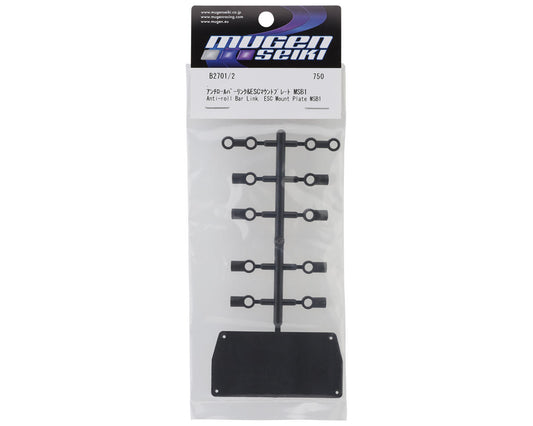 Mugen Seiki B2701/2 MSB1 Anti-Roll Bar Link & ESC Mount Plate