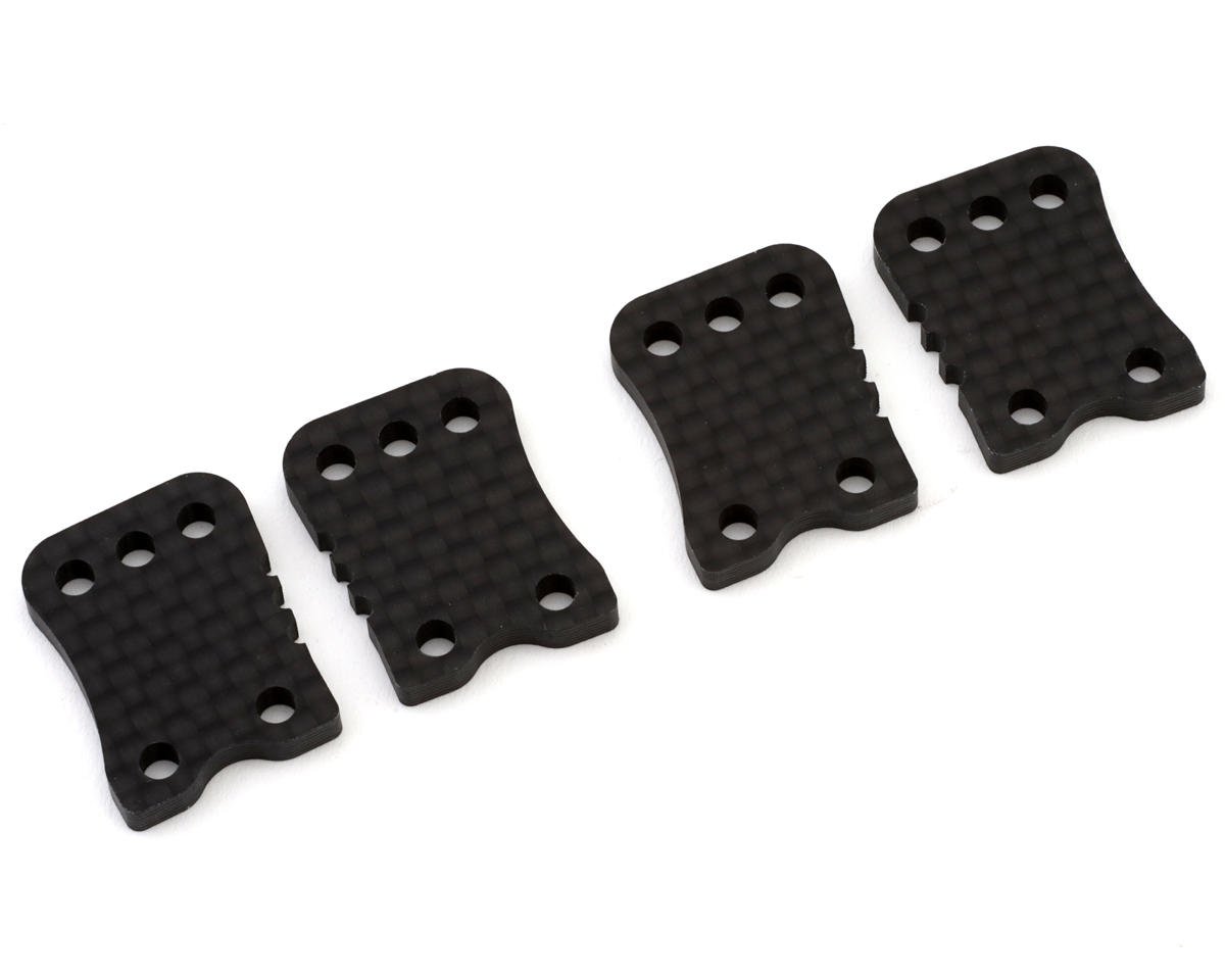Mugen Seiki E2177a MBX8R Graphite Rear Camber Link Plates (4) (3°)
