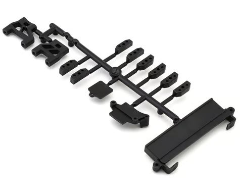 Mugen E2303b MBX7/MBX8 Radio & Battery Tray Mount Holder Set