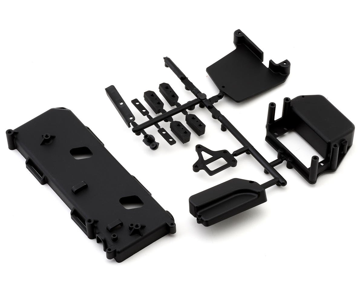 Mugen Seiki E2323A MBX8 ECO Radio Box & Battery Tray Set