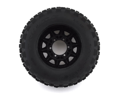 Pro-Line 10174-10 Badlands MX28 Belted 2.8" Pre-Mounted Truck Tires (2) (Black) (M2) w/Raid 6x30 Removable Hex Wheels