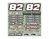 Pro-Line Losi 22S Sprint Car Body w/Wing (Clear) (Lightweight) 3674-00