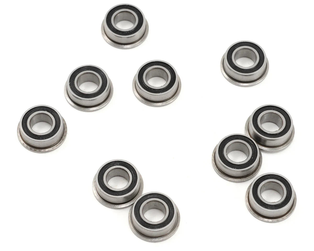 ProTek RC PTK-10104 5x10x4mm Rubber Sealed Flanged "Speed" Bearing (10) (10104)