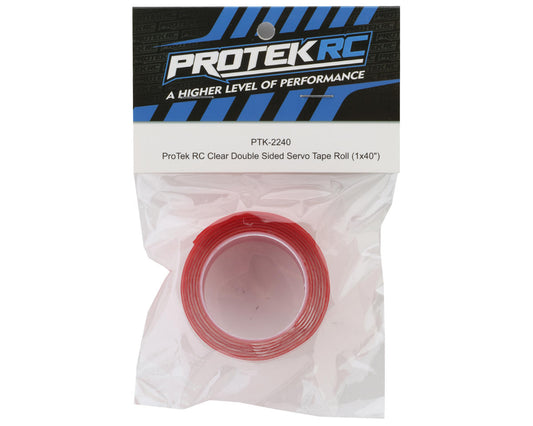 ProTek RC PTK-2240 Clear Double Sided Servo Tape Roll (1x40")