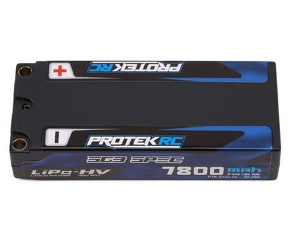 ProTek RC PTK-5145-26 2S 150C Low IR SG3 HV Mid-Sized LiPo Battery (7.6V/7800mAh) w/5mm Connectors (ROAR Approved) (113mm Length)