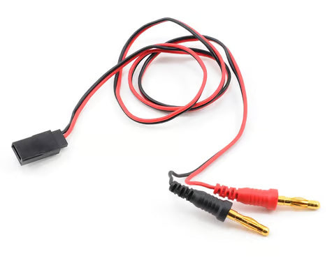 ProTek PTK-5213 RC Receiver Charge Lead (Futaba Female to 4mm Banana Plugs)