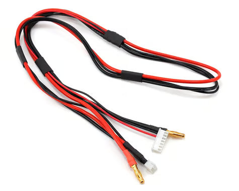 ProTek RC PTK-5320 Receiver Balance Charge Lead (2S to 4mm Banana w/6S Adapter)