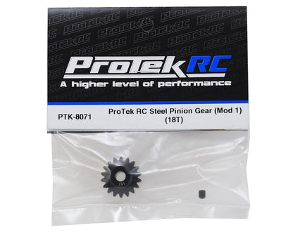 ProTek RC PTK-8071 Steel Mod 1 Pinion Gear (5mm Bore) (18T)