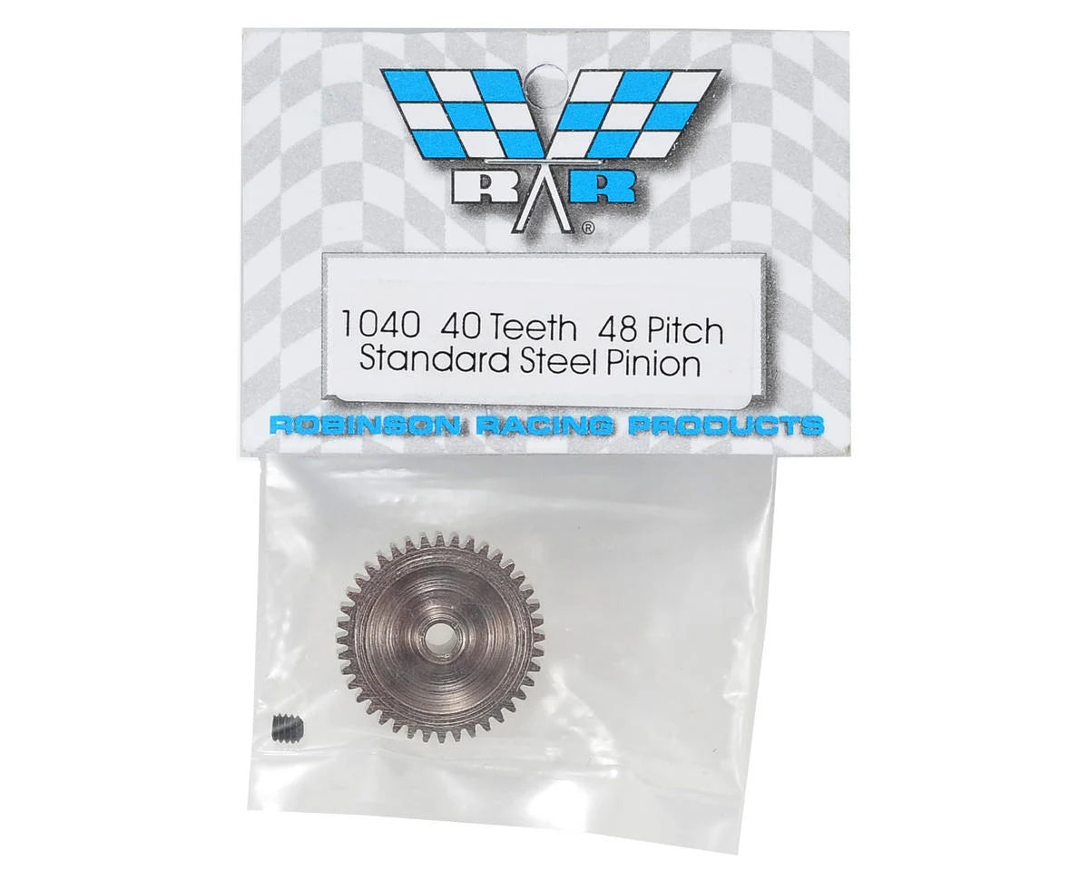 Robinson Racing 1040 Steel 48P Pinion Gear (3.17mm Bore) (40T)