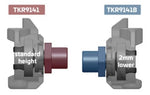Tekno RC TKR9141B NB48/EB48 2.1 Adjustable Ackerman Spindles (2) (-2mm)
