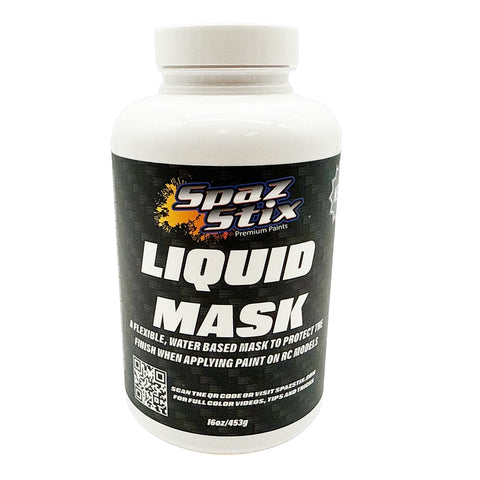 Spaz Stix SZX0016v2 Water Based Liquid Mask V2, 16oz