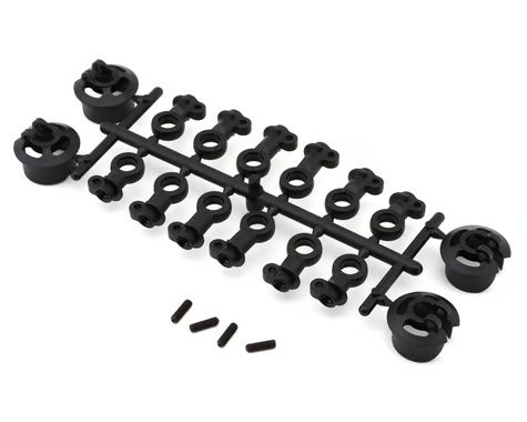 Tekno RC TKR6140D Locking Shock Ends & Spring Perch Set