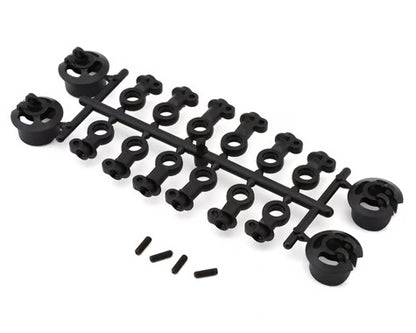 Tekno RC TKR6140D Locking Shock Ends & Spring Perch Set