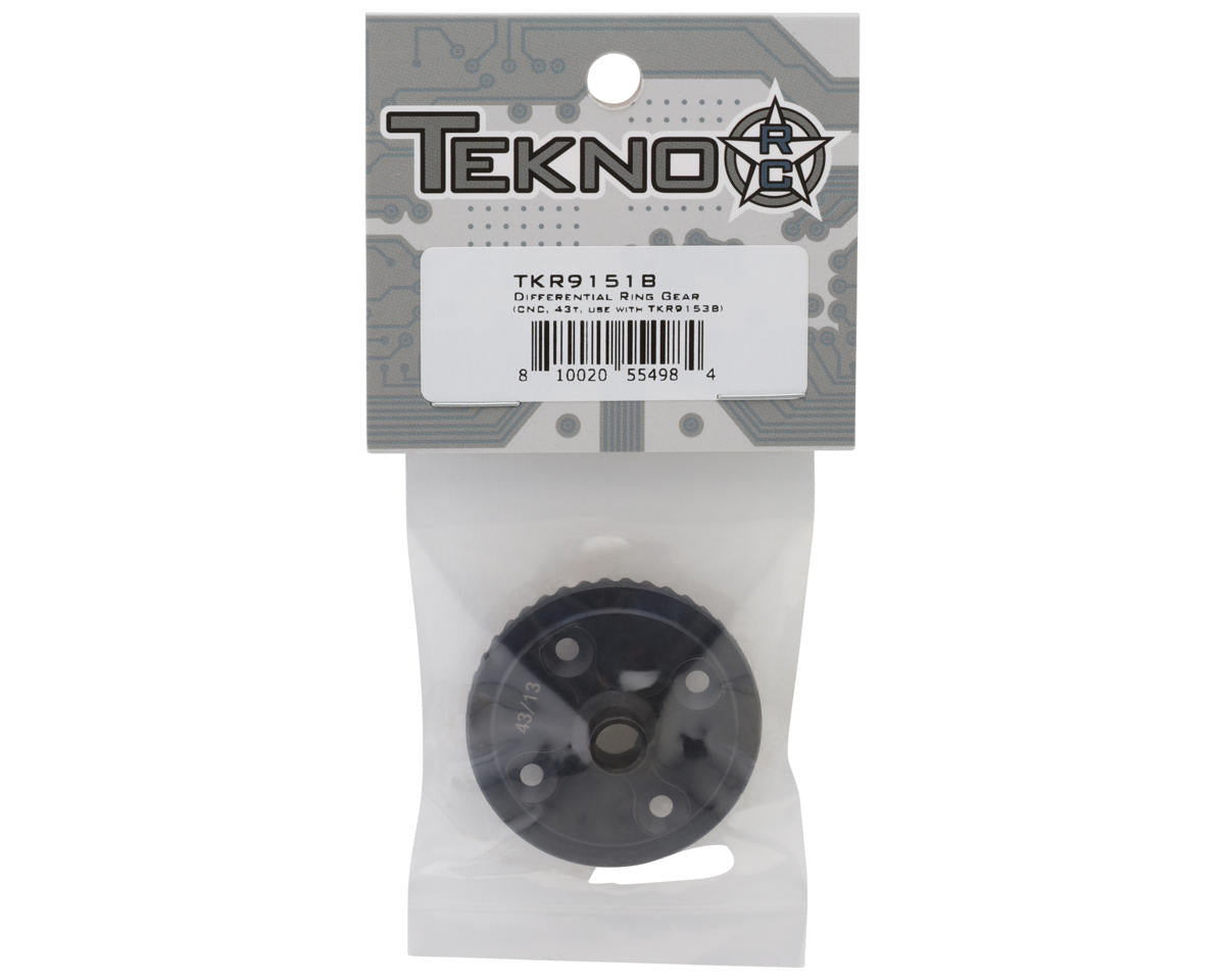 Tekno RC TKR9151B Machined Differential Ring Gear (43T) (use with TKR9153B)