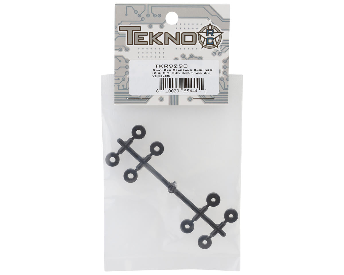 Tekno RC TKR9290 EB48/NB48 Sway Bar Dead Band Bushing Set (2.4, 2.7, 3.0, 3.3mm)