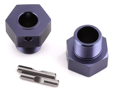 Tekno RC TKR9673 ET/NT48 2.0 Aluminum 17mm Hex Wheel Hub Set (Gun Metal) (2) (+4mm Offset)