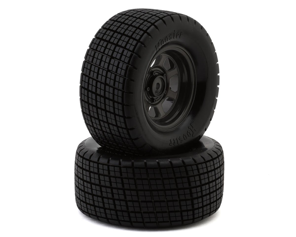 Traxxas 10474X Slash® Modified Hoosier® Pre-Mounted Dirt Oval Tires (Grey) (2) (Rear) w/12mm Hex