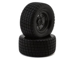 Traxxas 10474X Slash® Modified Hoosier® Pre-Mounted Dirt Oval Tires (Grey) (2) (Rear) w/12mm Hex