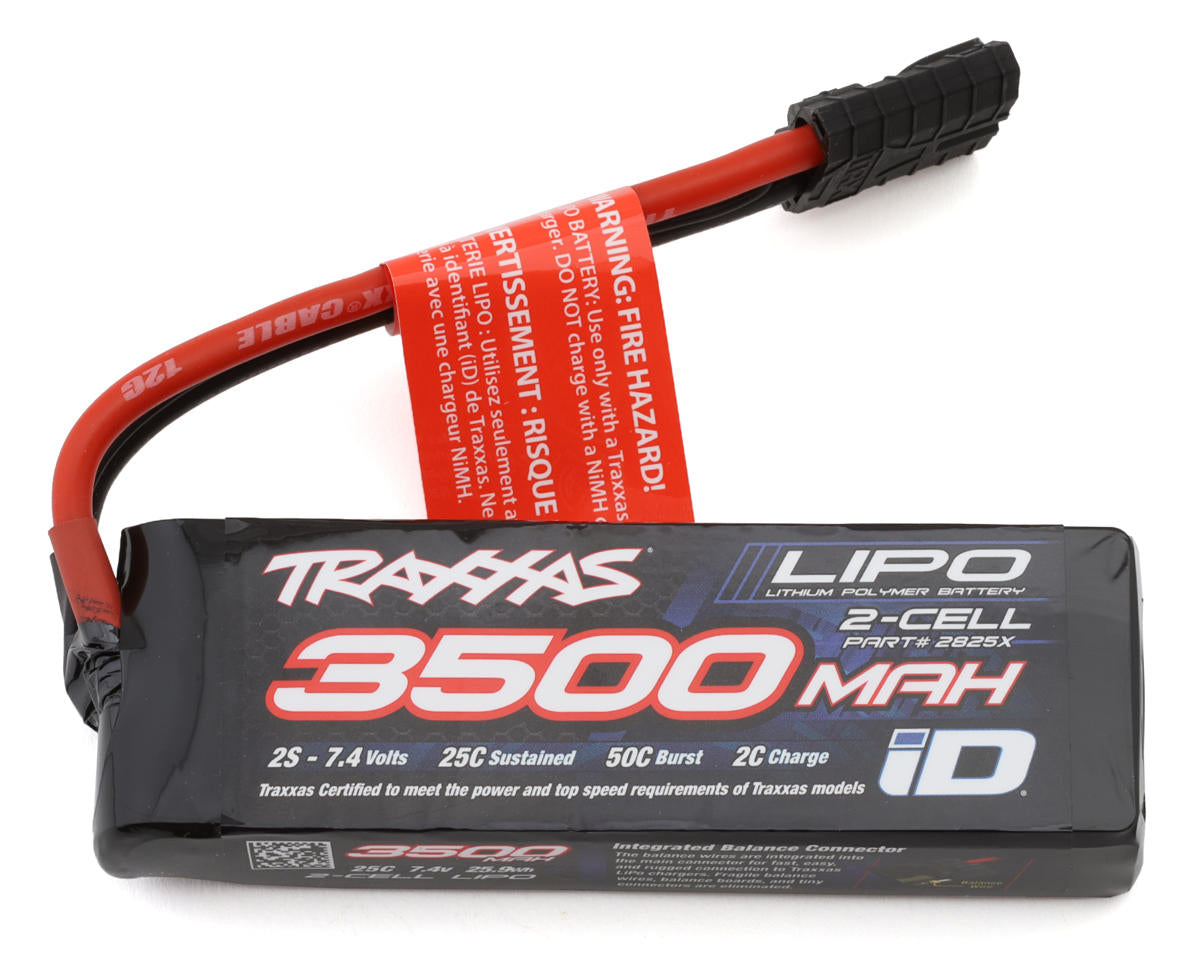 Traxxas 2825X 2S "Power Cell" 25C LiPo Battery w/iD Connector (7.4V/3500mAh)