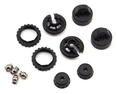 Traxxas 7468X Unlimited Desert Racer GTR Shock Cap & Spring Retainer Set