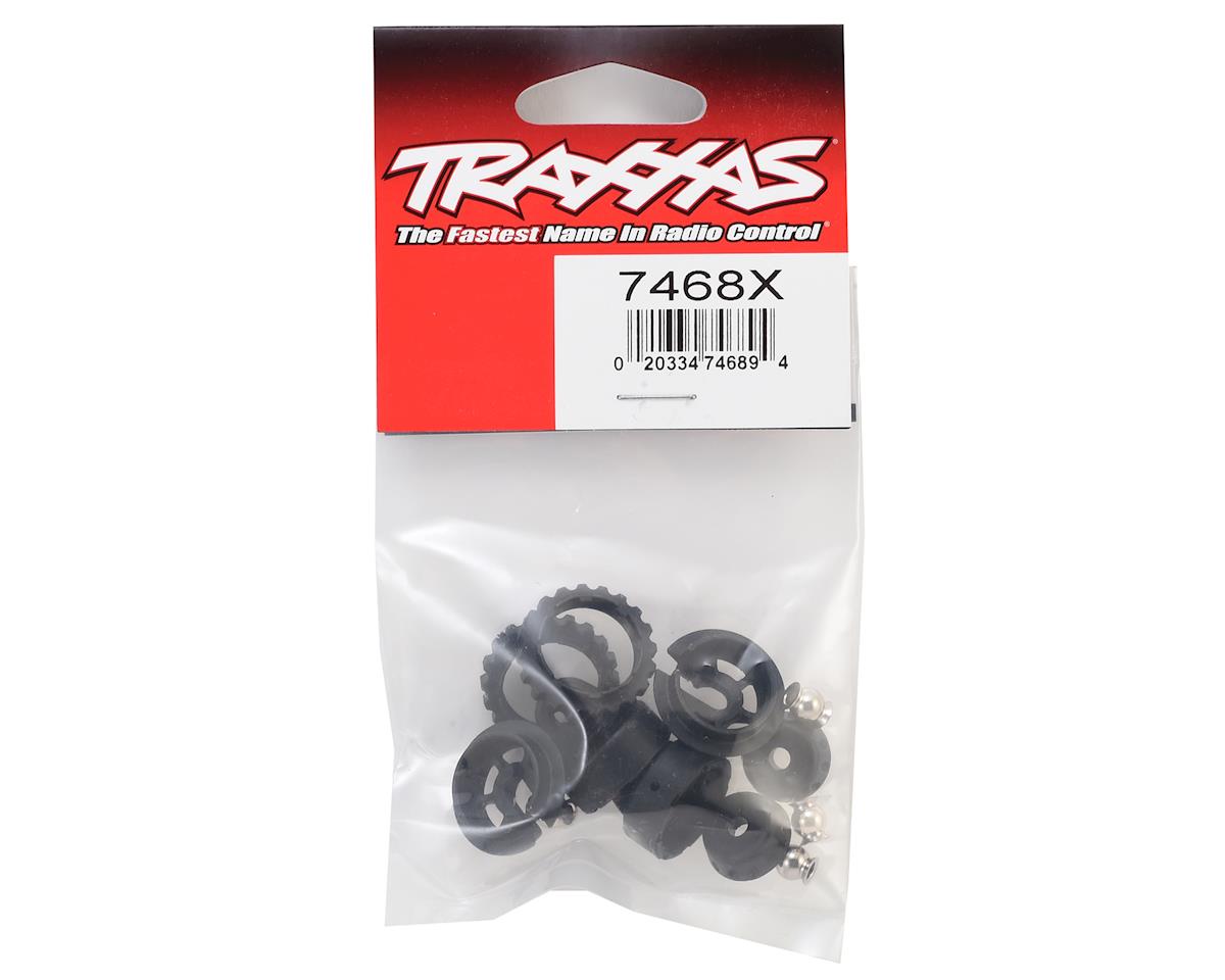 Traxxas 7468X Unlimited Desert Racer GTR Shock Cap & Spring Retainer Set