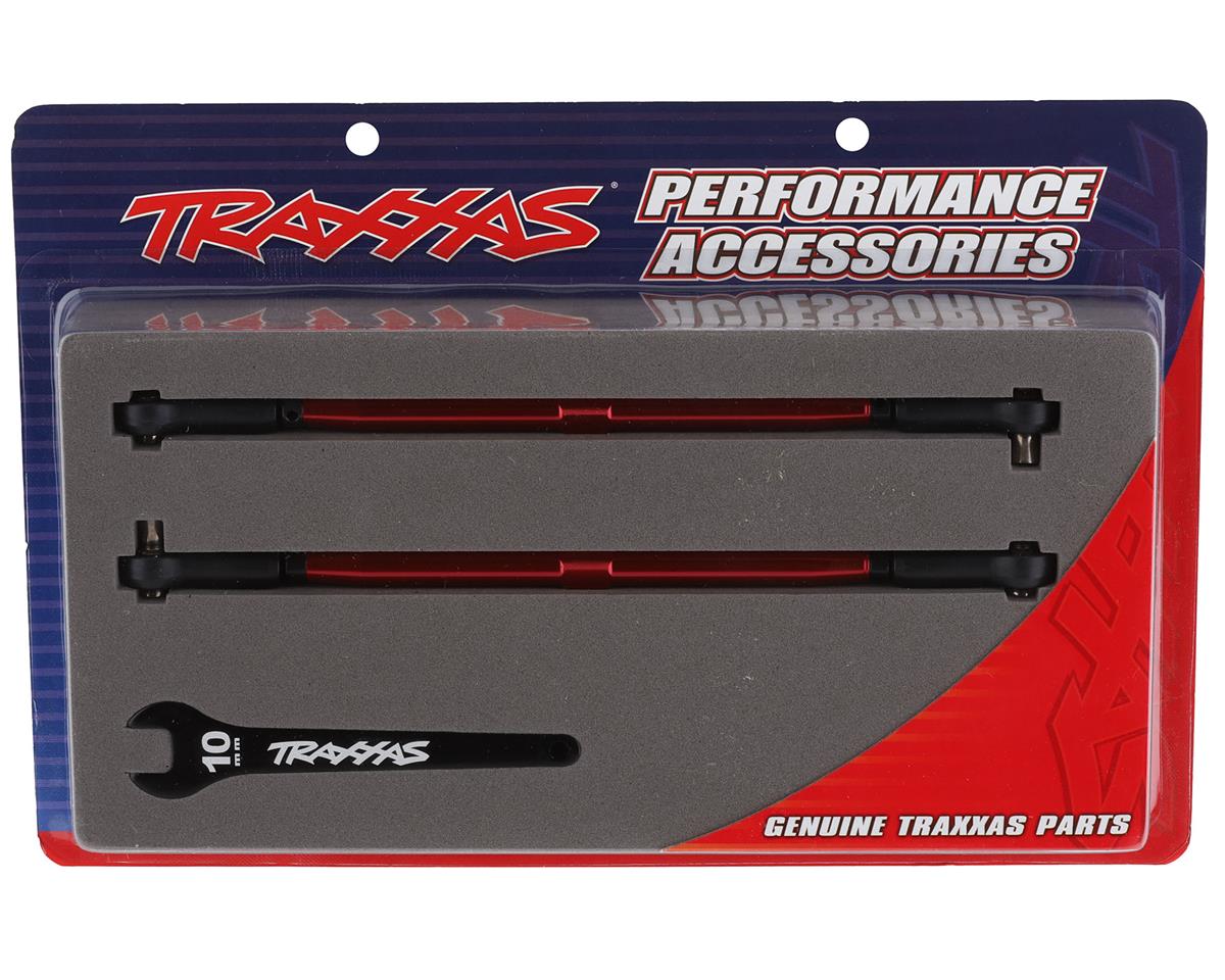 Traxxas 7897R X-Maxx WideMaxx Aluminum Front Toe Links (Red) (2)
