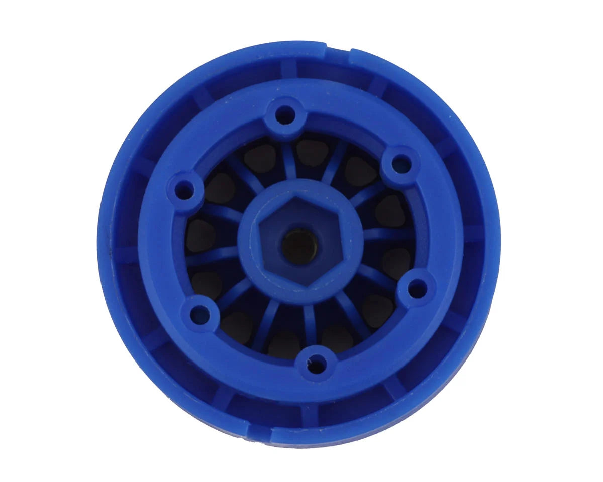 Traxxas 9781-BLKBL 1.0" Micro Method Beadlock Rims (Blue) (2) (TRX-4M)