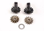 Traxxas 4982 Diff gear set: 13-T output gear shafts (2)/ 13-T spider gears (2)/ spider shaft (1)/ 6x10x0.5mm PTFE-coated washer (1) 0.045