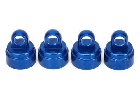 Traxxas 3767A Shock caps, aluminum (blue-anodized) (4) (fits all Ultra Shocks) 0.07