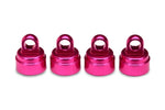 Traxxas 3767P - Shock caps, aluminum (pink-anodized) (4) (fits all Ultra Shocks)