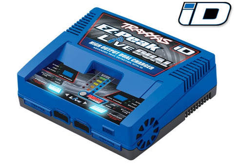Traxxas 2973 - Charger, EZ-Peak® Live Dual, 200W, NiMH/LiPo with iD® Auto Battery Identification