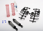 Traxxas 3762A Ultra Shocks (grey) (xx-long) (complete w/ spring pre-load spacers & springs) (rear) (2)
