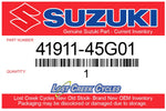 Suzuki 41911-45G01 PLATE, MOUNT FRONT RH MODEL K6/K7 41911-45G00 41911-45G01