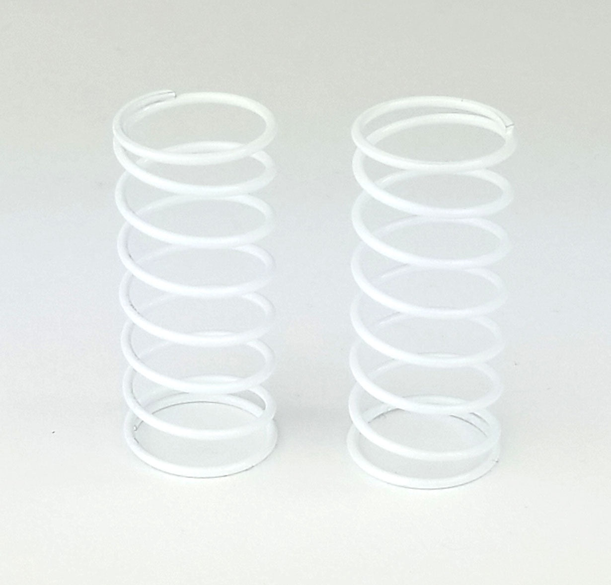 Custom Works 1824 White Big Bore Springs  4 lbs - Mayo -  Works With Big Bore Shocks 1855