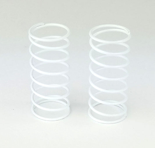 Custom Works 1824 White Big Bore Springs  4 lbs - Mayo -  Works With Big Bore Shocks 1855