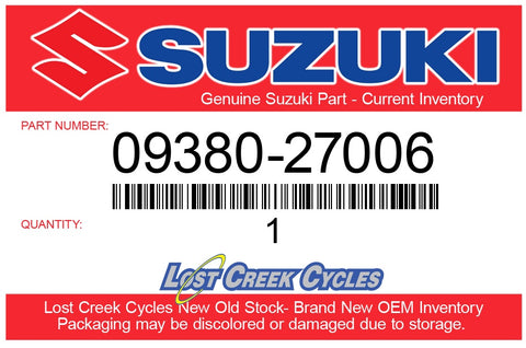Suzuki 09380-27006 CIRCLIP 09380-27006