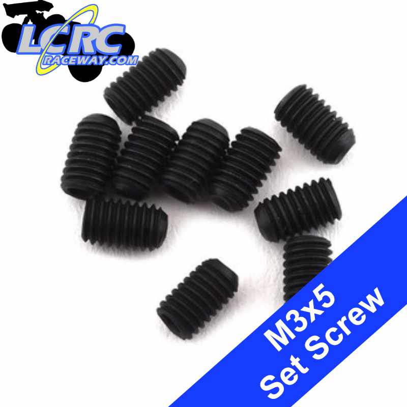 ProTek RC PTK-H-4002 3x5mm "High Strength" Cup Style Set Screws (10)