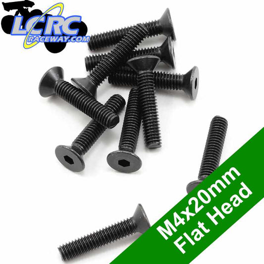 ProTek RC PTK-H-2308 4x20mm Flat Head Screws