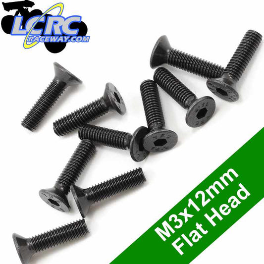 ProTek RC PTK-H-2204 3x12mm Flat Head Screws