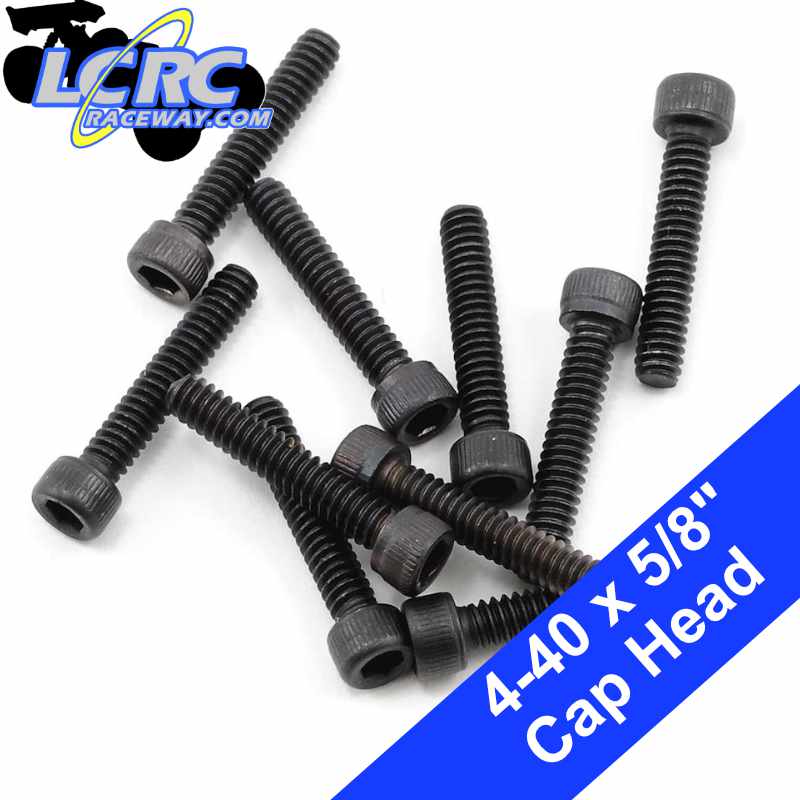 ProTek RC PTK-H-6206 4-40 x 5/8"Cap Head Screws (10)