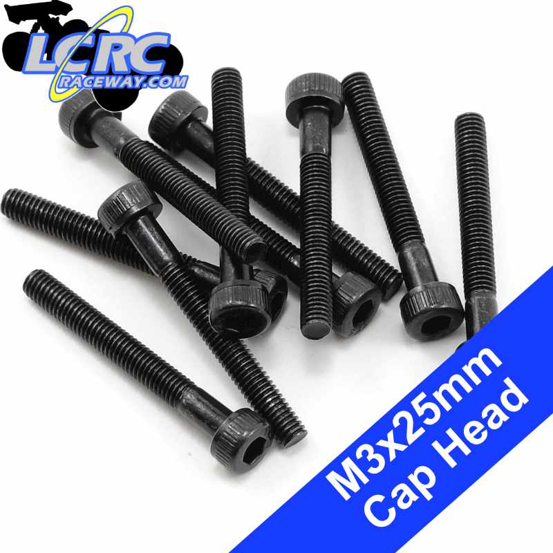 ProTek RC PTK-H-1211  3x25mm Cap Head Cap Screws (10)