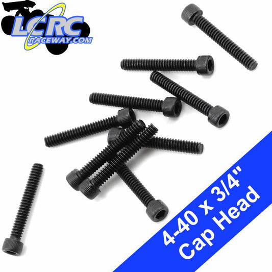 ProTek RC PTK-H-6207 4-40 x 3/4" Cap Head Screws (10)