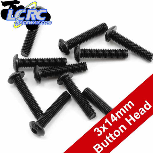 ProTek RC PTK-H-3205 3x14mm Button Head Screws (10)